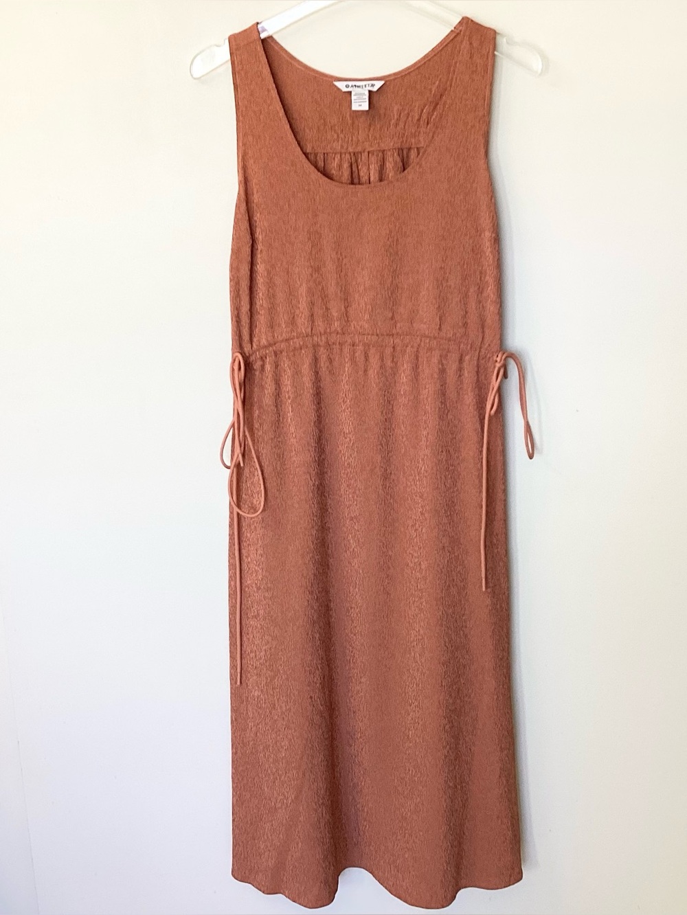 Athleta Rust Midi Tank Dress